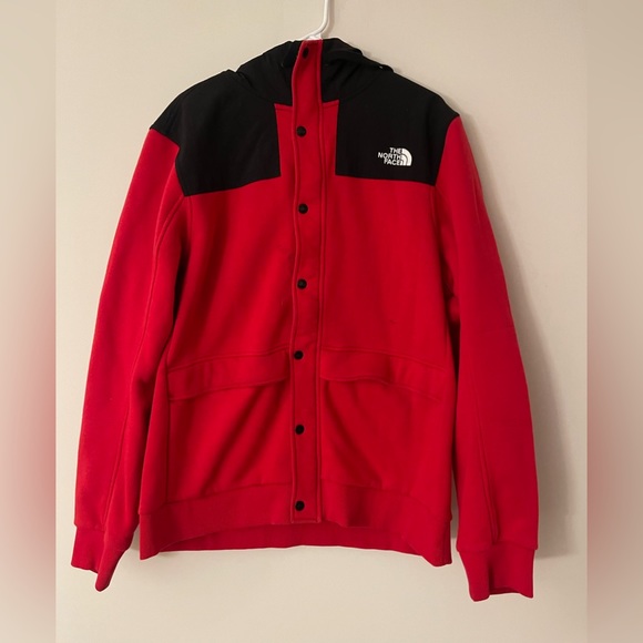 Men's Northface Jacket Size XL Red/Black - Picture 1 of 6